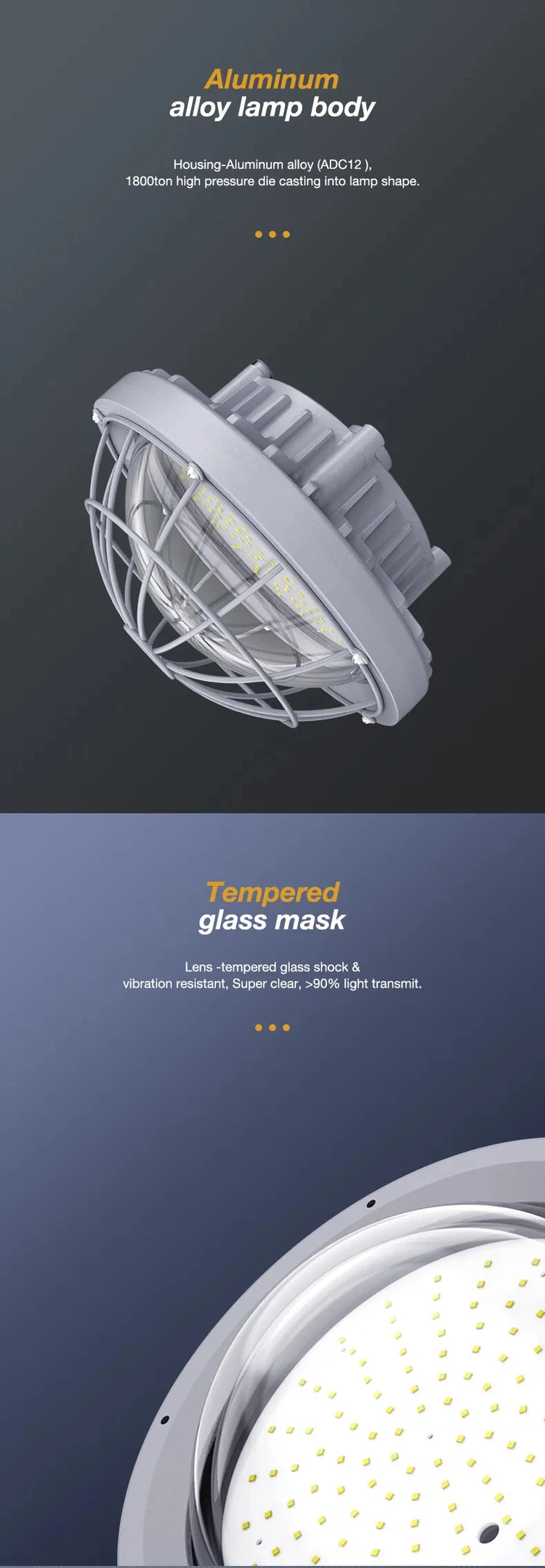 Industrial Explosion Proof High Bay Light detail Industrial Explosion Proof High Bay Light detail