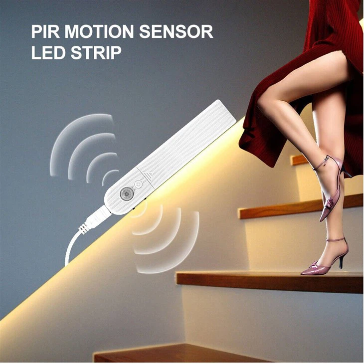 motion sensor led strip lights for stairs