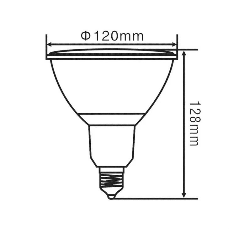Par38 15W Waterproof LED Grow Light Bulb 1