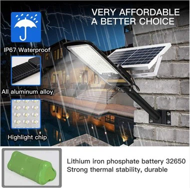 Lampada da esterno per lampioni solari da 300w