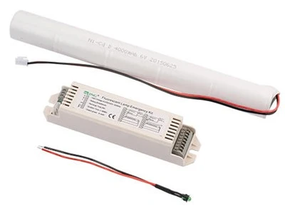Pacco batteria per luce di emergenza a led