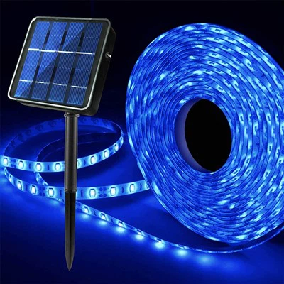 Strisce luminose a LED blu solari