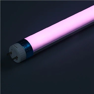 Tubo luminoso T8 LED rosa (macellaio).