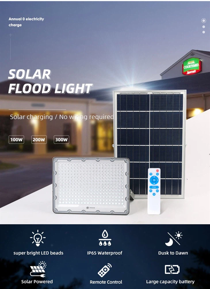 Lampione stradale solare super luminoso