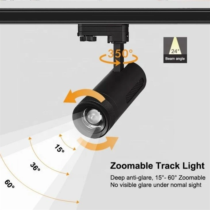 15-60 Degree LED COB Track Light price