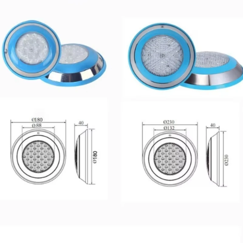 IP68 LED Wall-mounted Swimming Pool Lighting IP68 LED Wall-mounted Swimming Pool Lighting