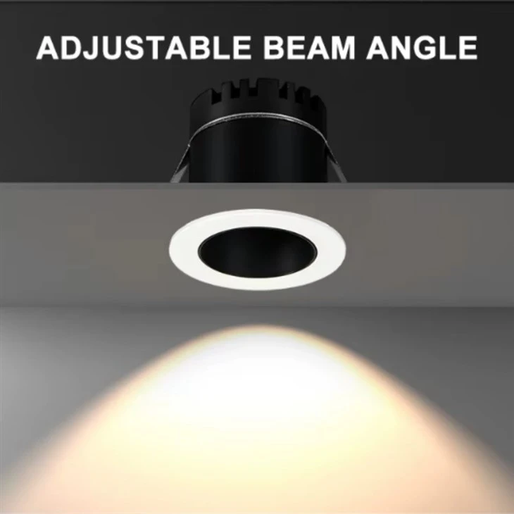 Round Mini Black Aluminum Ceiling Spot Down Light high quality