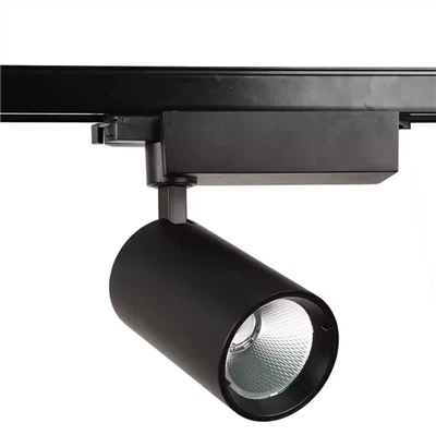 Faretto lineare regolabile per binario commerciale