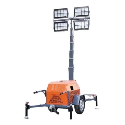 Potente torre faro portatile a LED
